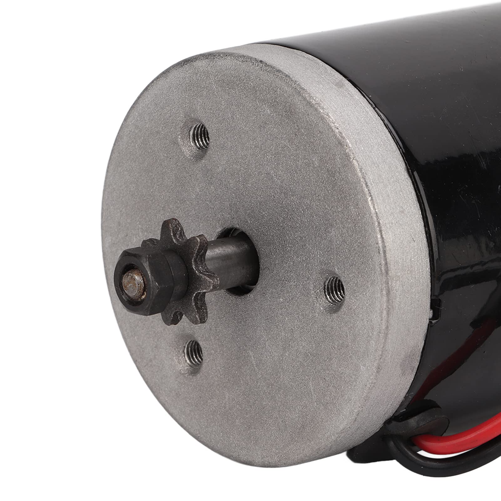12V 120W Brush DC Motor with Metal Pulley - High Power Aluminum Electric Motor for Scooters, Bikes & Tricycles - Perfect for DIY Electric Vehicle Upgrades and Replacement Parts