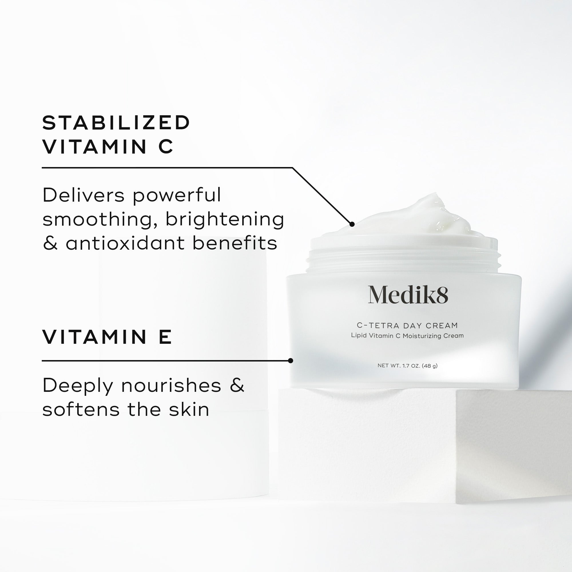 C Tetra™ Day Cream - Hydrating & Anti-Aging Face Moisturizer with Vitamin C for Glowing Skin | Perfect for Daily Skincare Routine & Makeup Prep