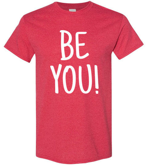 JPAS Be You Short Sleeve Two-Sided Graphic T-Shirt for Men & Women | Multiple Color Options | Casual Wear & Everyday Outfits