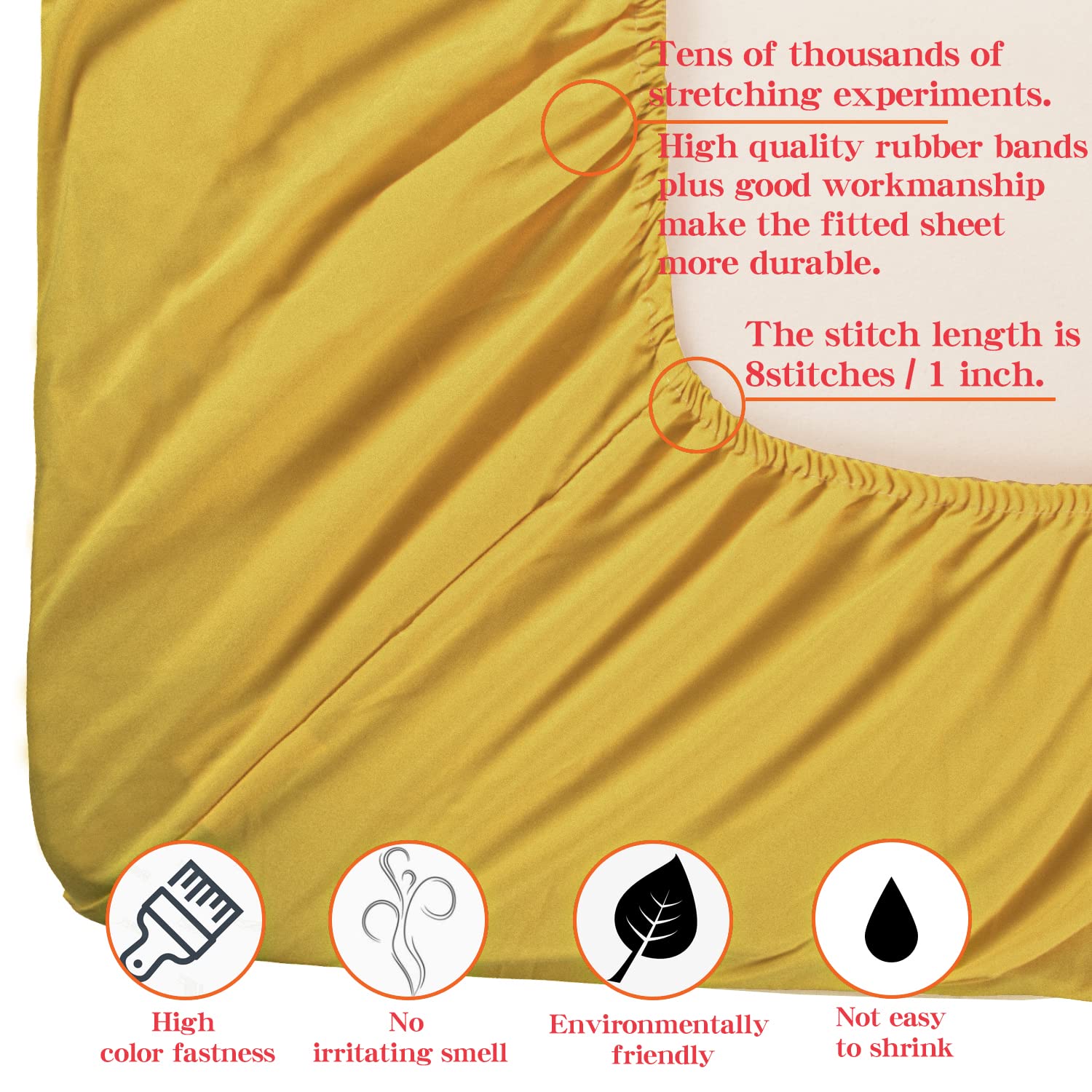 NTBAY 4-Piece Toddler Bedding Set - Soft & Breathable Crib Bedding for Boys & Girls | Quilted Comforter, Fitted Sheet, Flat Sheet & Pillowcase | Yellow Nursery Decor | Perfect for Daycare, Nursery & Toddler Rooms