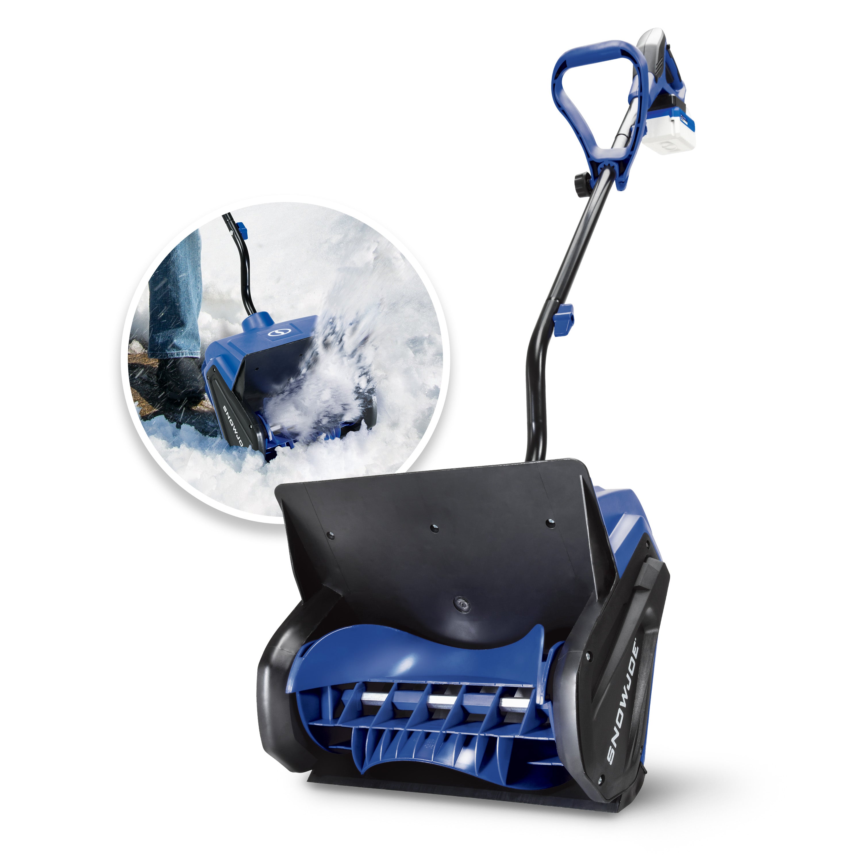 Snow Joe 24V SS13 Cordless Snow Shovel Kit with 4.0Ah Battery & Charger | 13-Inch Electric Snow Shovel for Driveways, Walkways & Stairs | Lightweight Winter Snow Removal Tool