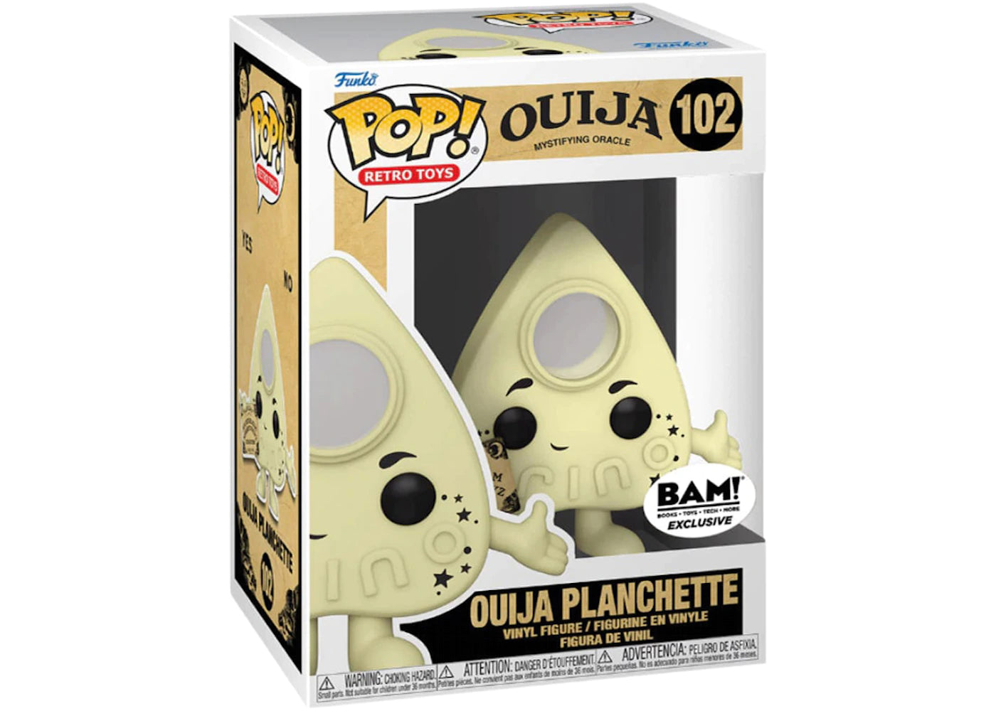 Hasbro Ouija Board Planchette Exclusive #102 - Authentic Spirit Communication Tool for Séances & Paranormal Investigations