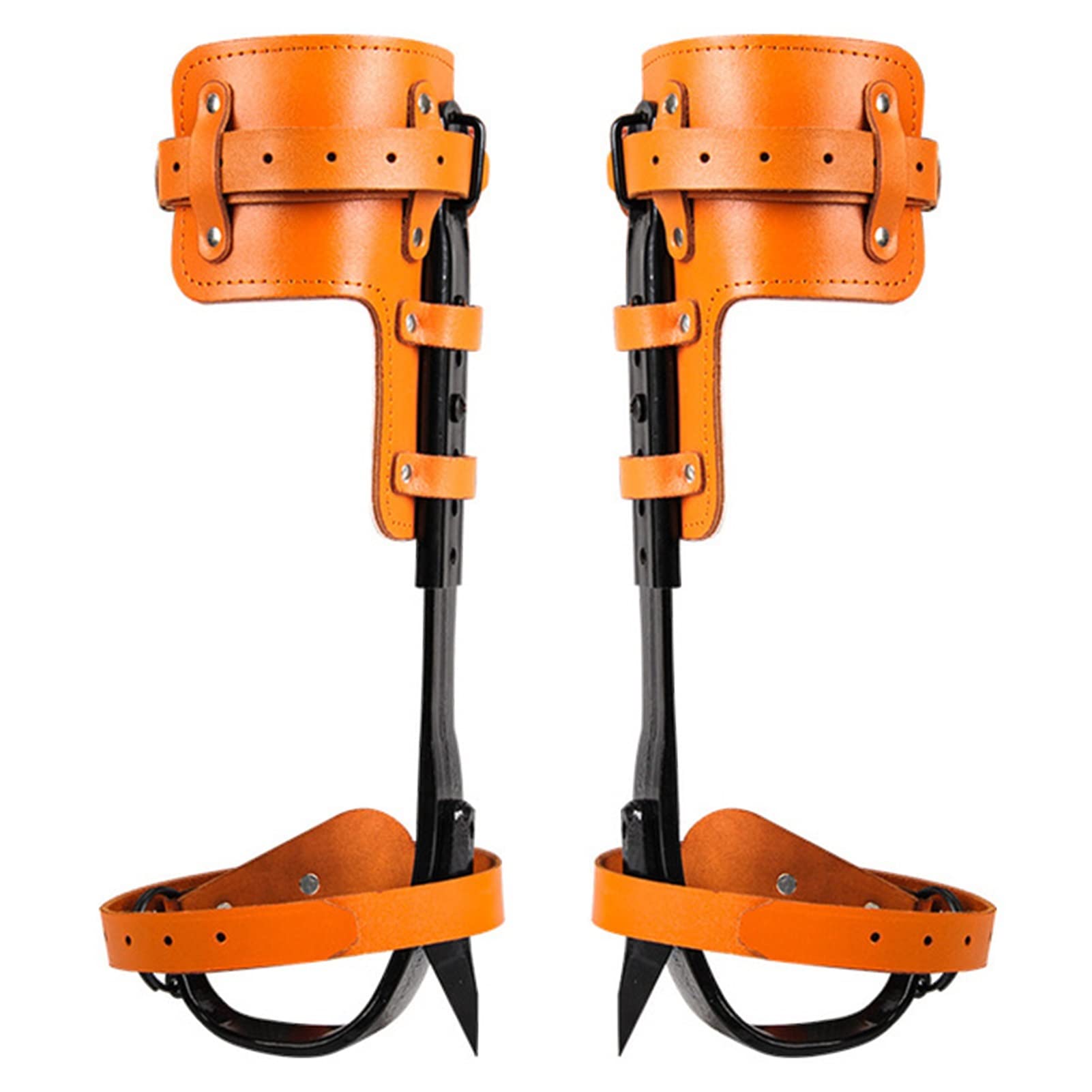 Tree Climbing Spikes Set - Adjustable Steel Pole Climbing Shoes for Arborists, Fruit Picking & Hunting | Durable 45# Steel Construction | Ideal for Outdoor Sports, Observation & Indoor Climbing Activities