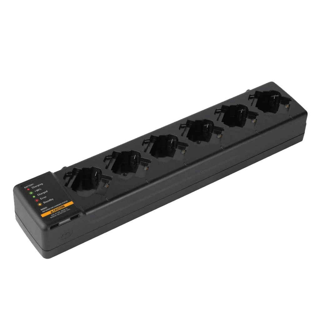 Motorola PMLN7101 Multi-Unit Charger - Fast Charging Station for 2-Way Radios | Perfect for Security, Hospitality & Retail Teams