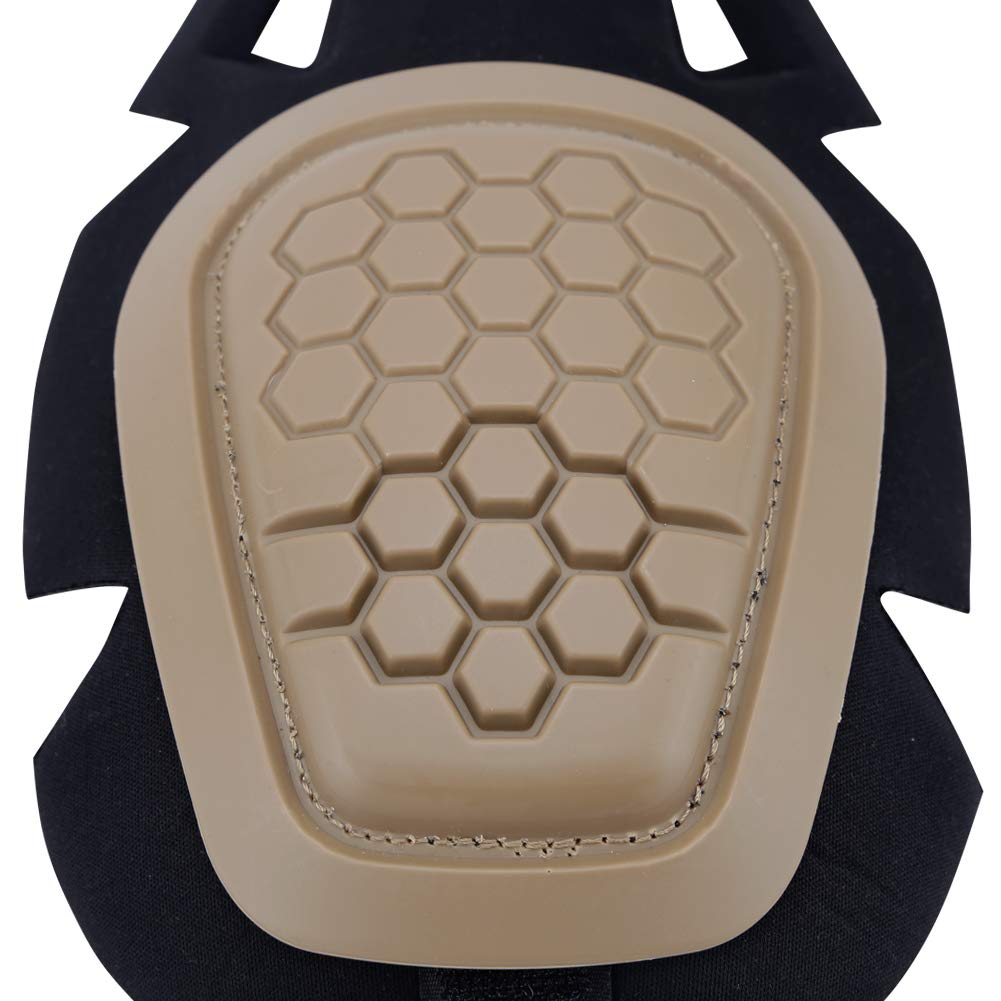 Tactical Knee and Elbow Pads Set - Military Grade G2 G3 G4 Protective Gear for Combat Uniforms | Durable Knee Protectors & Elbow Support for Outdoor Sports, Airsoft, Paintball, and Tactical Training