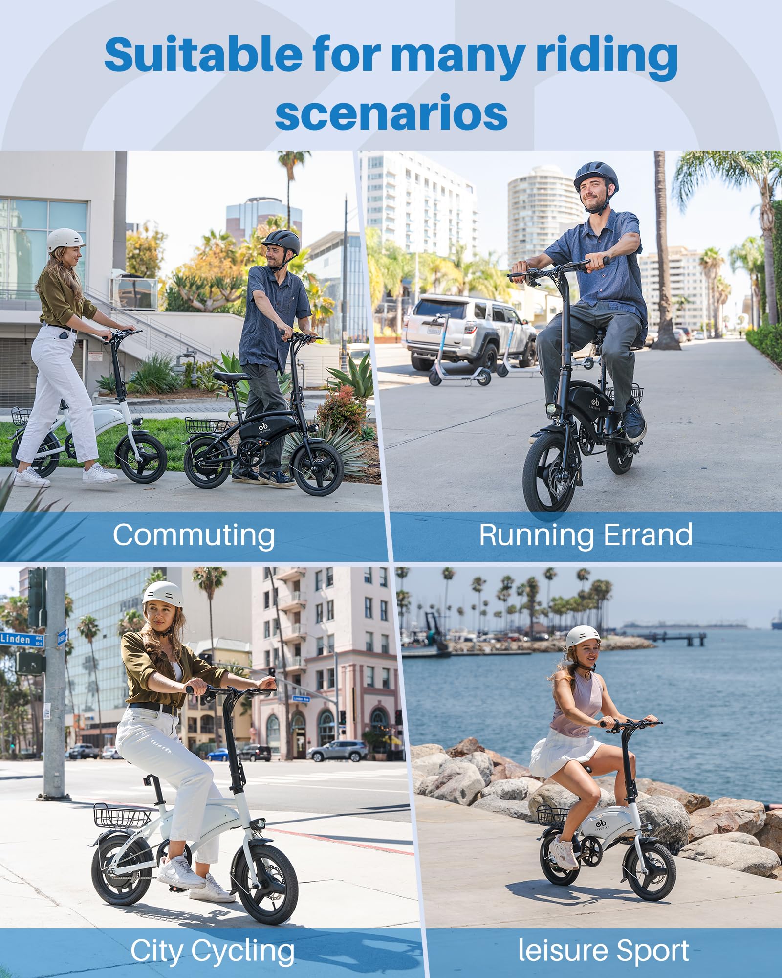 Foldable Electric Bike for Adults - 14