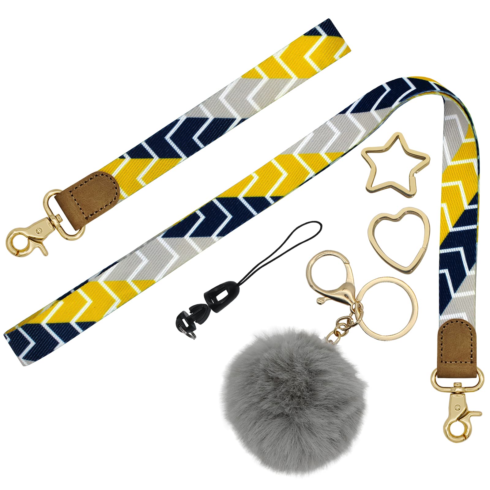 ID Badge & Key Lanyard Wristlet Strap - Gift for Office & Events