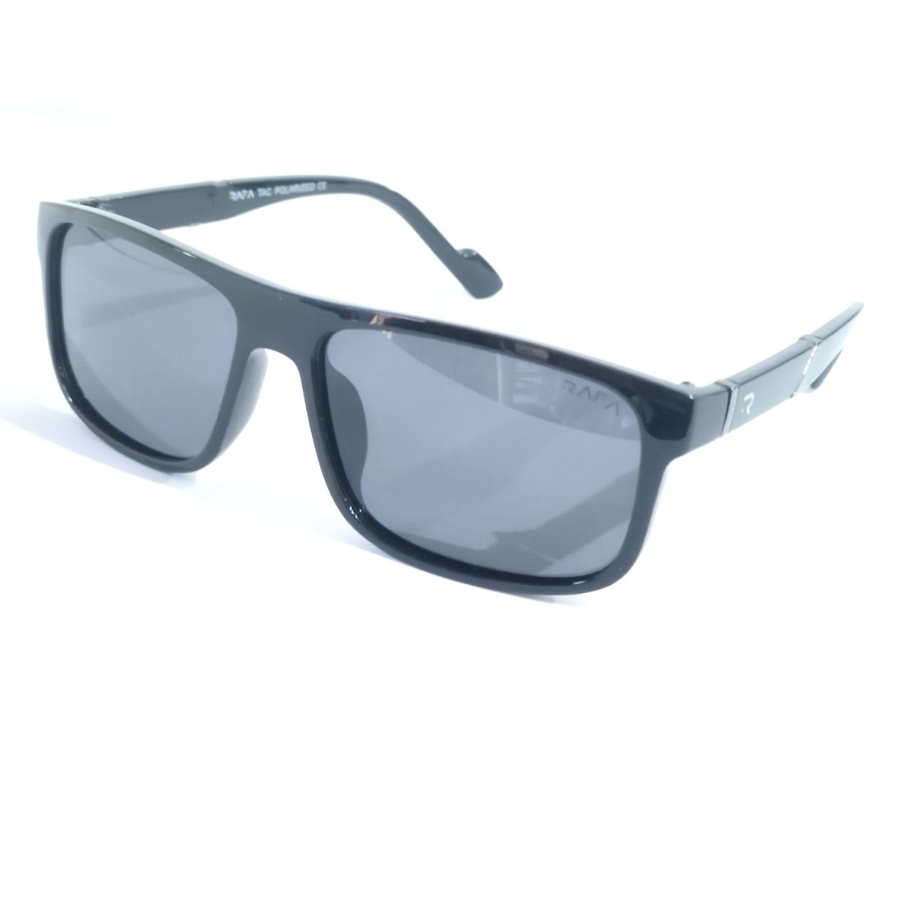 Fashionable Black Rectangle Polarized Sunglasses for Men & Women - UV Protection, Lightweight & Comfortable for Driving, Beach & Outdoor Activities