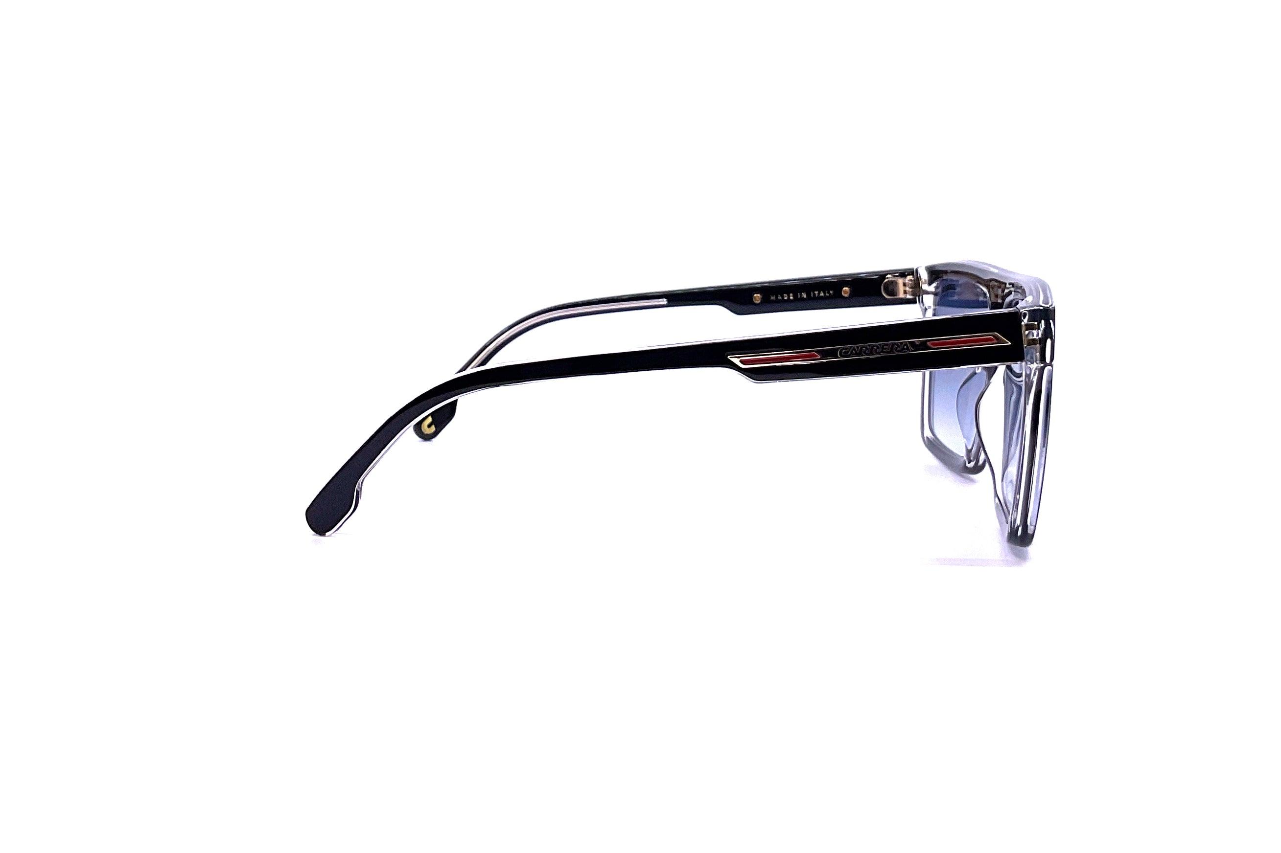 Carrera Victory C 03/S Sunglasses - Black Crystal Frame for Men & Women | UV Protection, Polarized Lenses | Perfect for Driving, Running, Outdoor Sports & Fashion