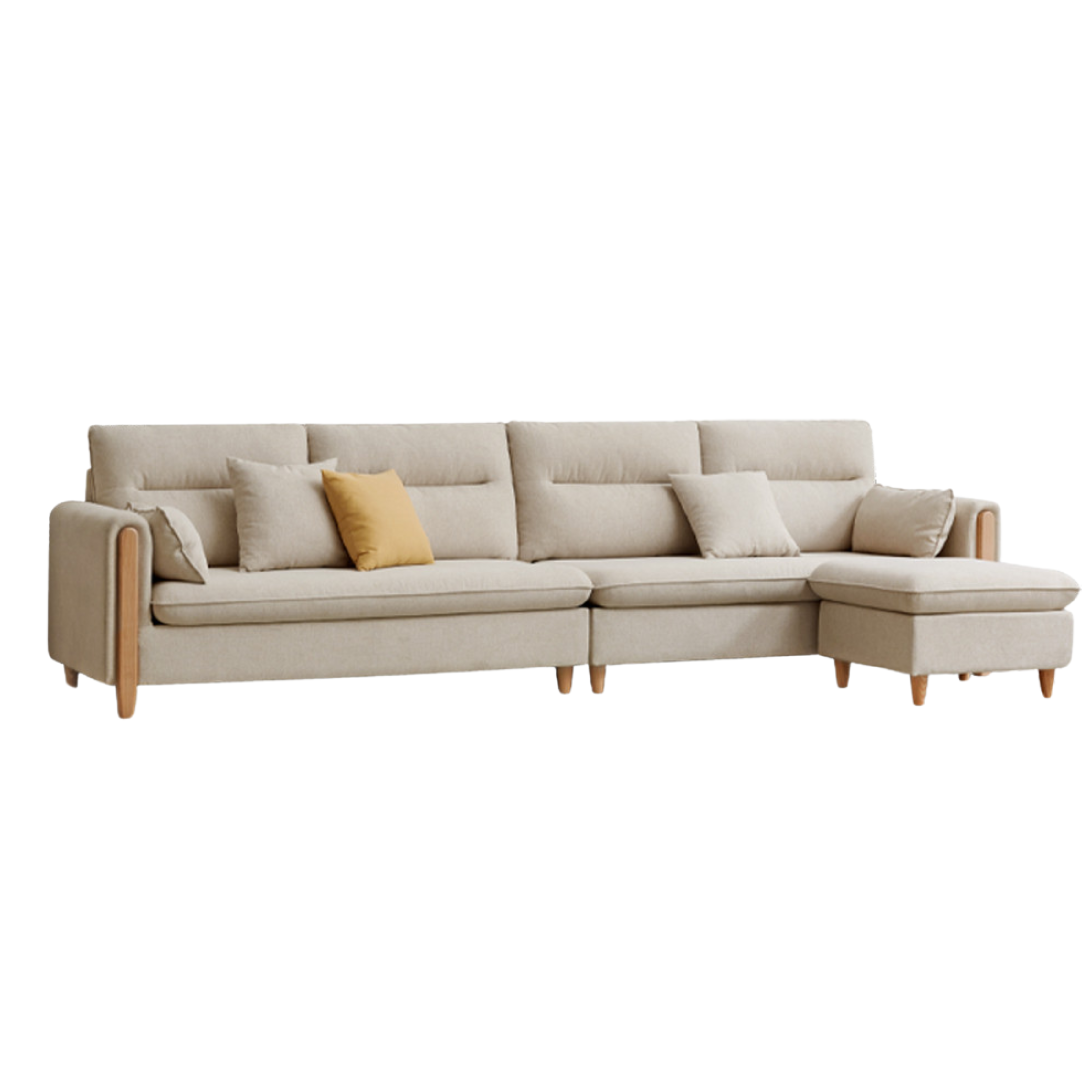 125.98x59.84x35.43 inch / 320x152x90cm / white color / four-person corner