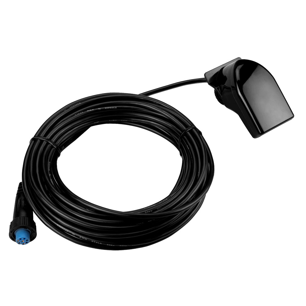 Garmin 8 Pin Dual Beam Transducer for Transom & Trolling Motor Mount - Perfect for Fish Finders & Marine Navigation