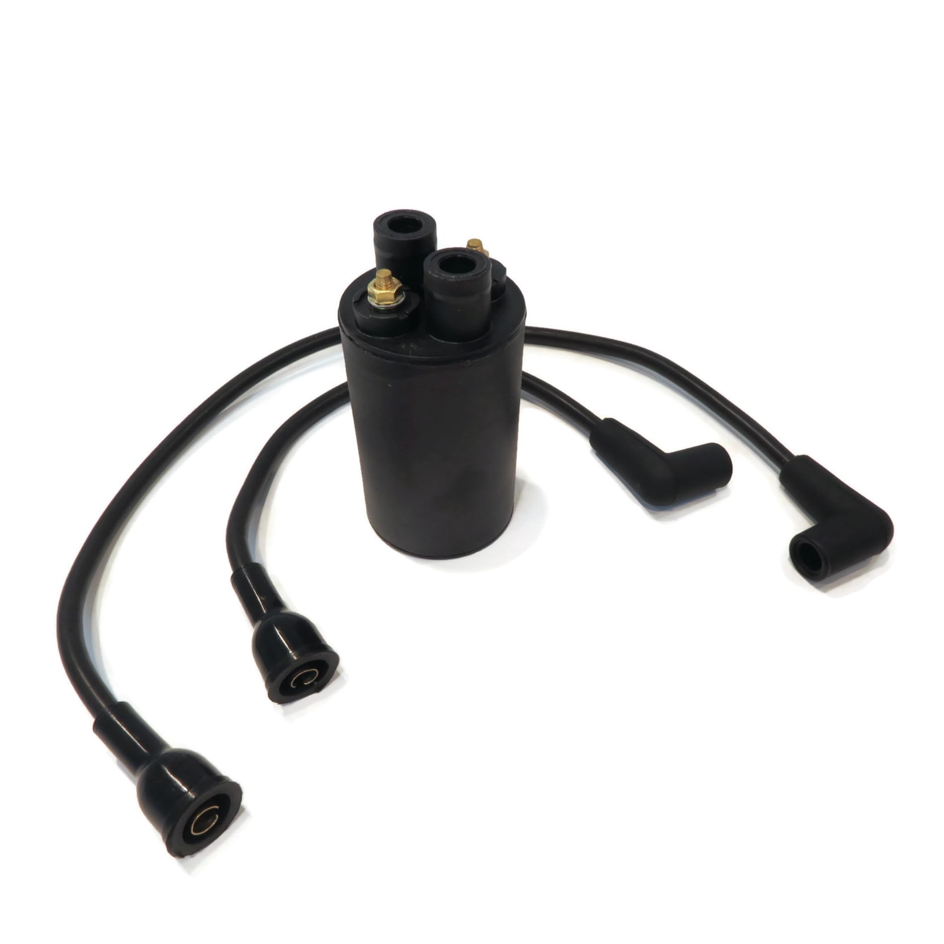 High-Performance Ignition Coil with Spark Plug Hoses for Kohler 52 145 02 (52-145-02, 5214502) - Compatible with Kohler Engines - Perfect for Lawn Mowers, Tractors & Outdoor Power Equipment