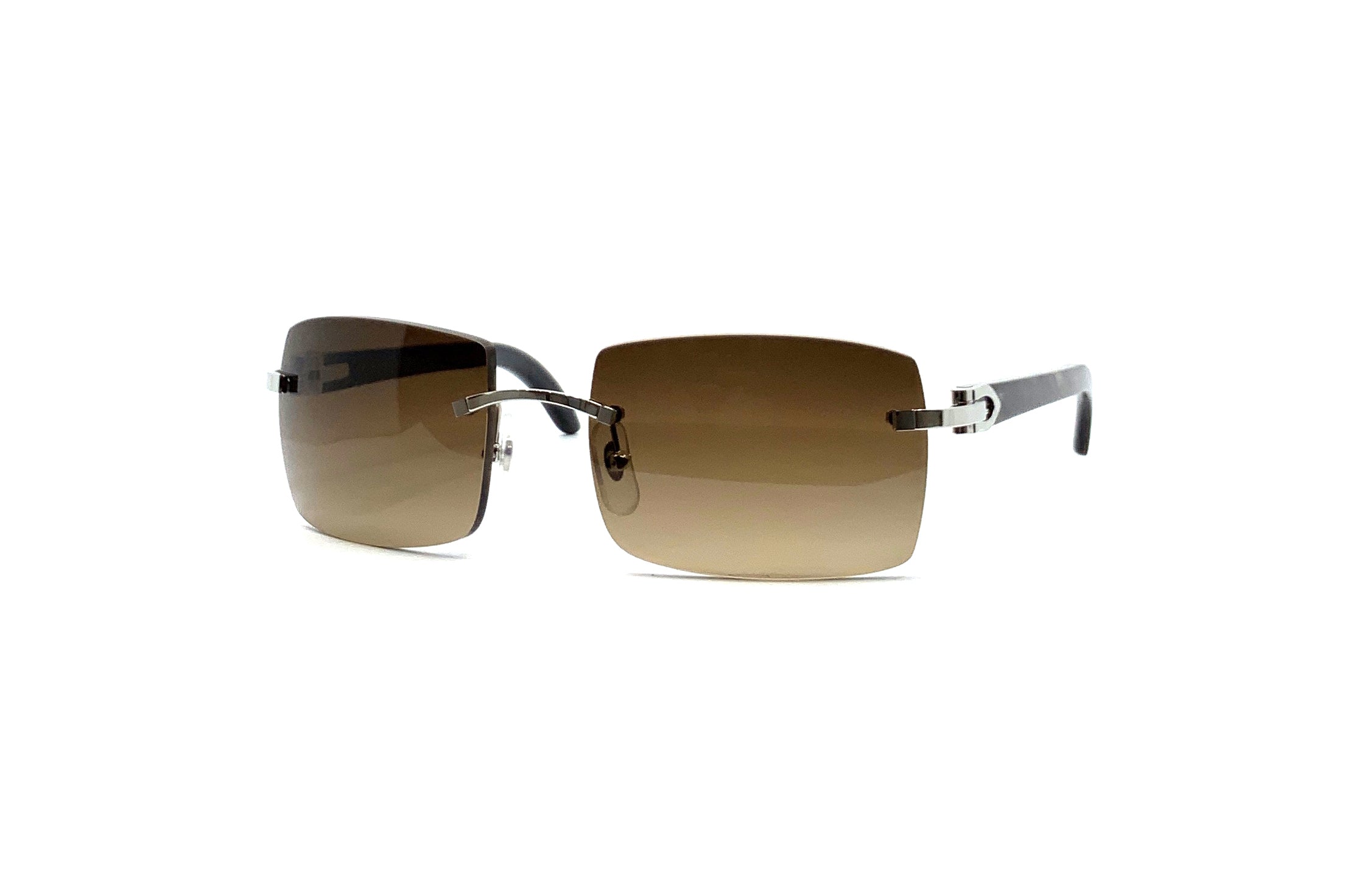 Cartier C Décor CT0024RS Buffalo Horn Sunglasses - Luxury Designer Shades for Men & Women - Perfect for Outdoor Activities, Travel & Fashion Accessories