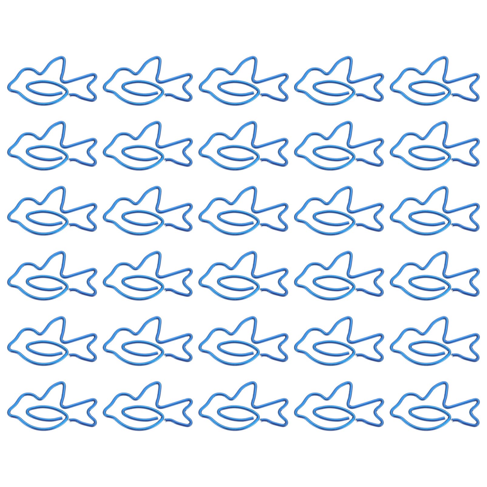 30Pcs Cute Bird Shaped Metal Paper Clips - Cartoon Animal Document Clamps for School, Office & Crafting - Perfect for Bookmarking, Organizing Notes, Scrapbooking & DIY Projects