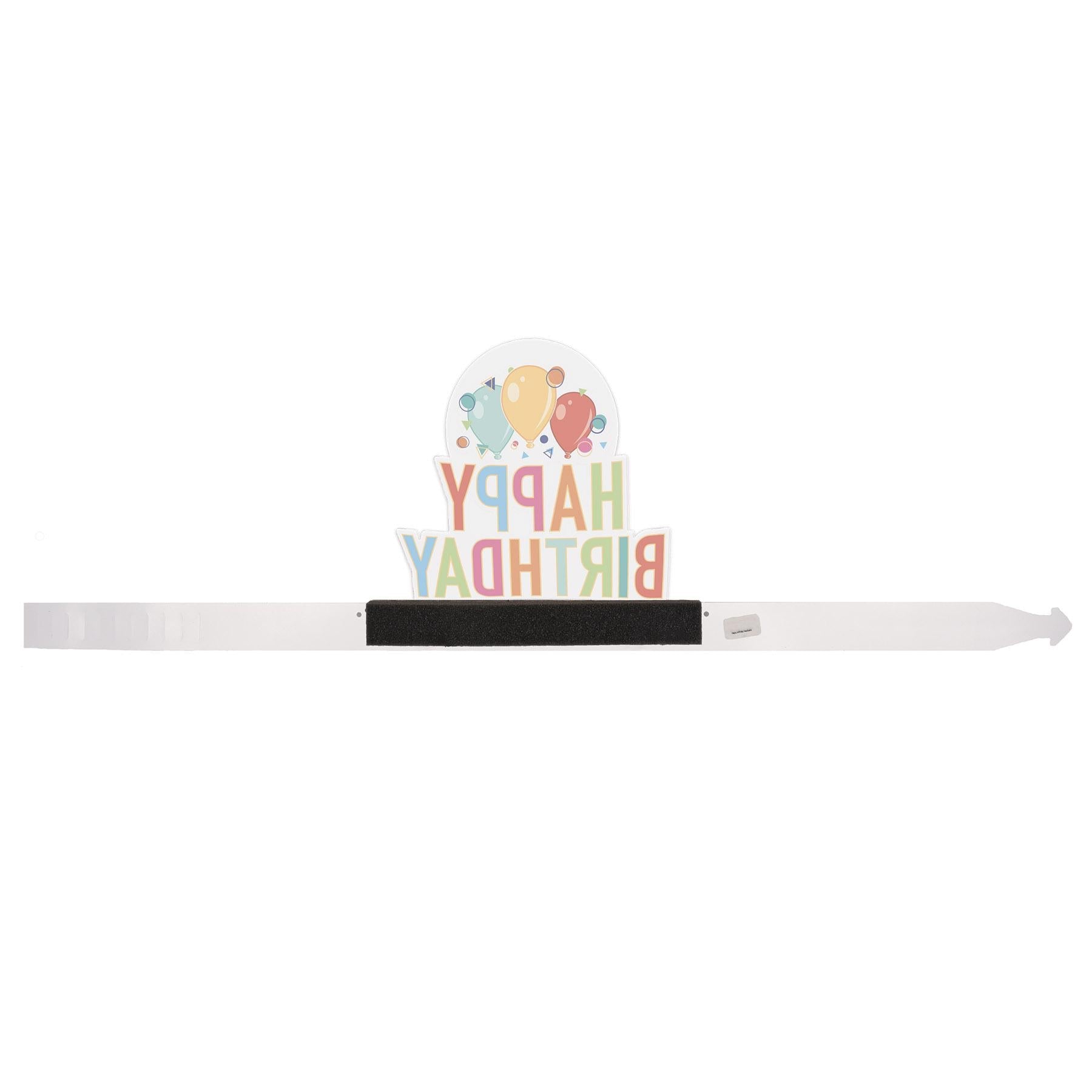 12 Pack Happy Birthday Party Headbands - Fun Foam Crowns for Kids & Adults - Perfect for Birthday Celebrations, Themed Parties & Photo Booths