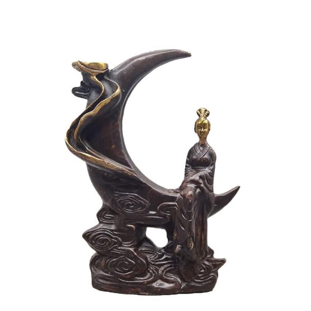 Creative Retro Copper Backflow Incense Burner Holder - Zen Home Decor for Living Room, Office & Meditation Spaces - Aromatherapy Accessory (Color: A)
