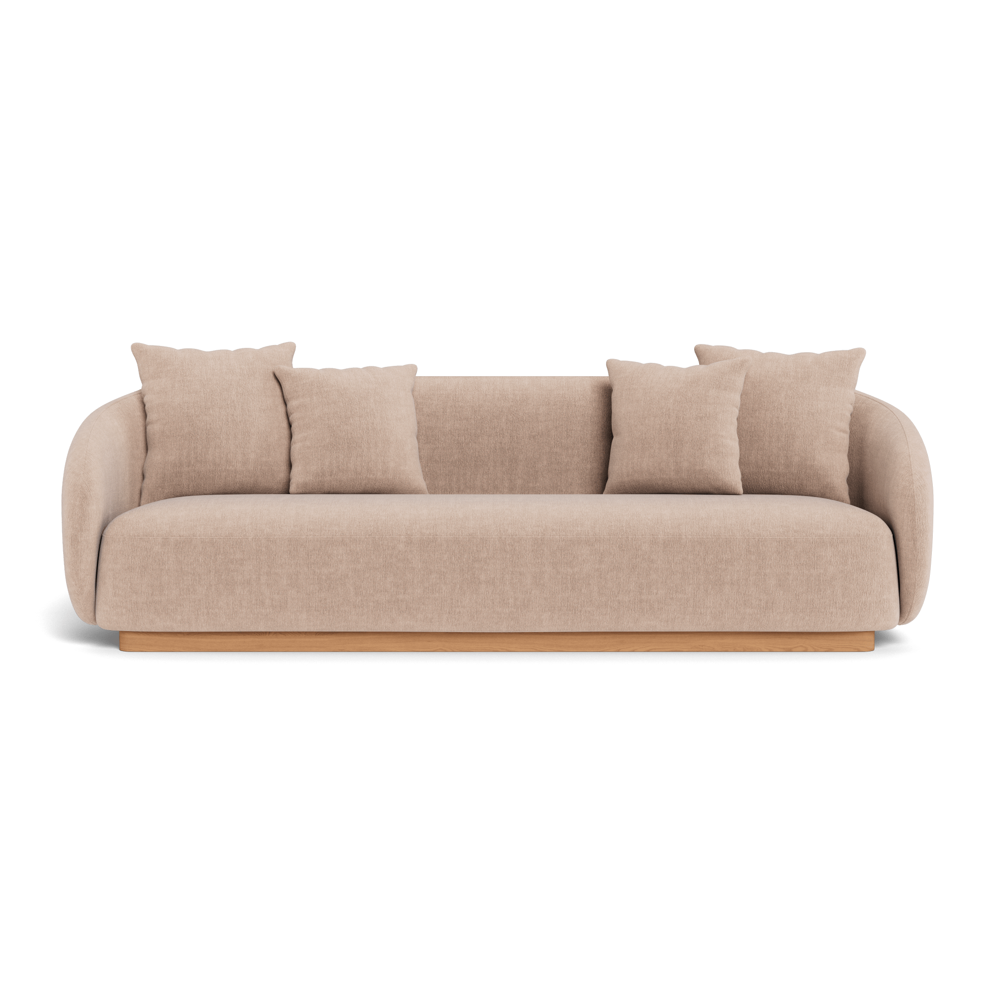 Como 3-Seat Sofa - Modern Fabric Sectional Couch for Living Room, Lounge & Apartment - Comfortable L-Shaped Sofa Bed for Small Spaces