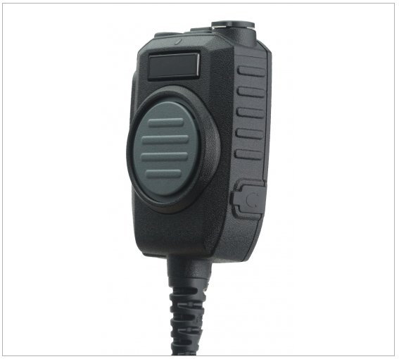 Motorola APX Heavy Duty Speaker Microphone with Active Noise Cancelling & IP67 Waterproof Rating - Ideal for Police, Firefighters, and Emergency Responders in Harsh Environments