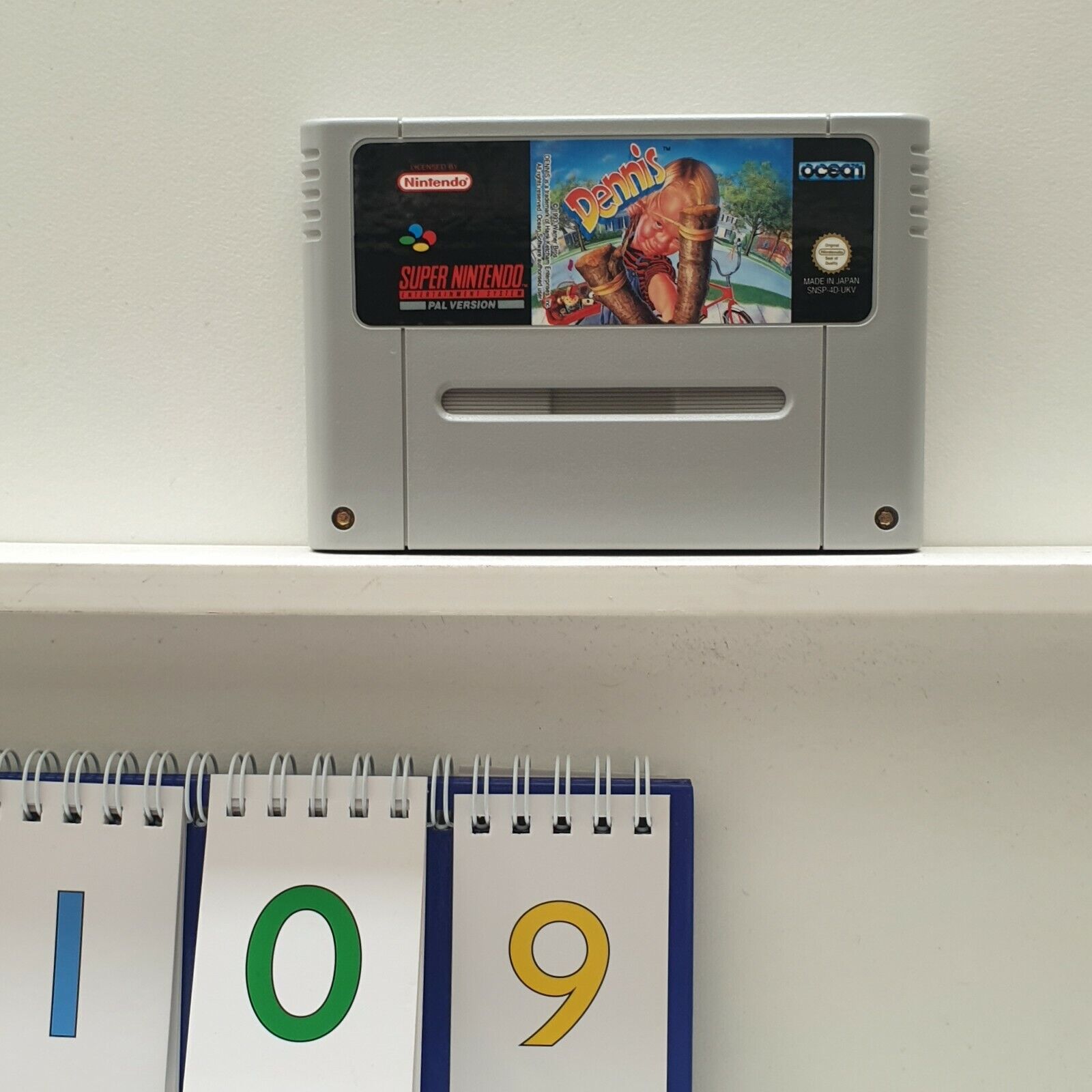 Dennis The Menace Super Nintendo SNES Game Cartridge - PAL Version | Classic Retro Video Game for Nintendo SNES Console | Perfect for Collectors & 90s Gaming Nostalgia
