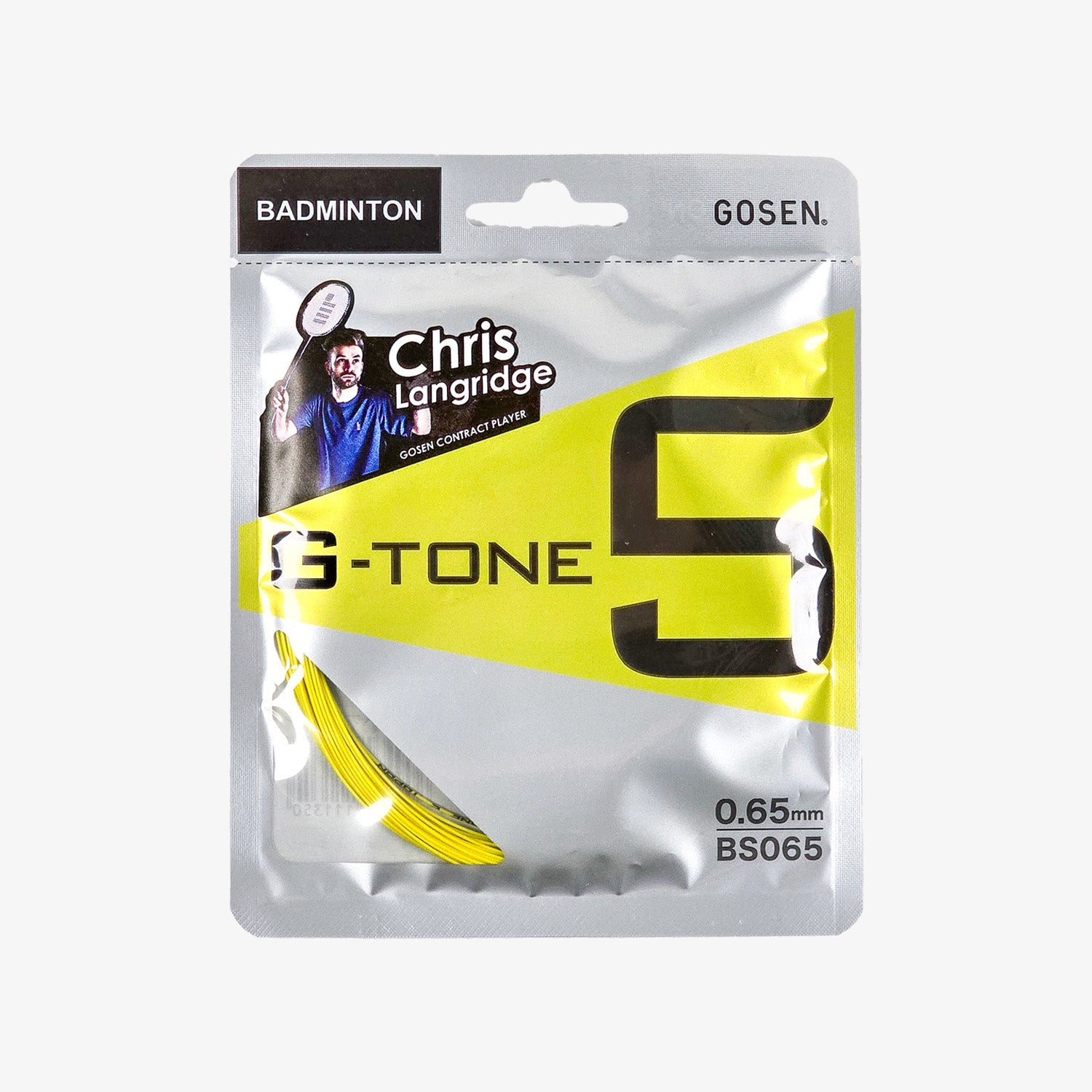 Gosen G TONE 5 Badminton String - 10m Length, 8 Color Options | High Performance Racket String for Professional & Recreational Players - Perfect for Tournaments & Training Sessions