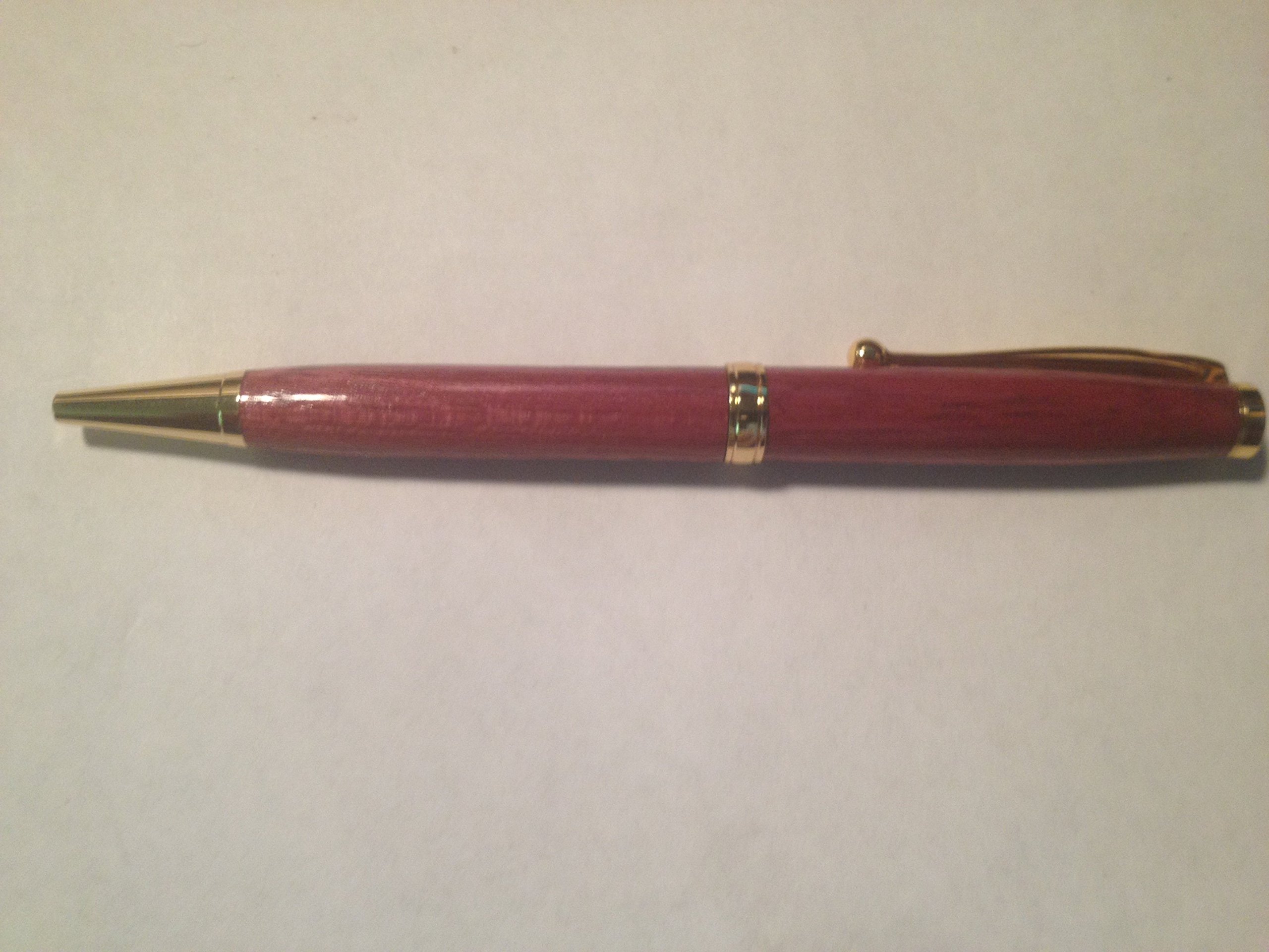 Handcrafted Purple Heart Wood Ballpoint Pen - Premium Smooth Writing Gift for Men & Women - Perfect for Office, Journaling & Special Occasions