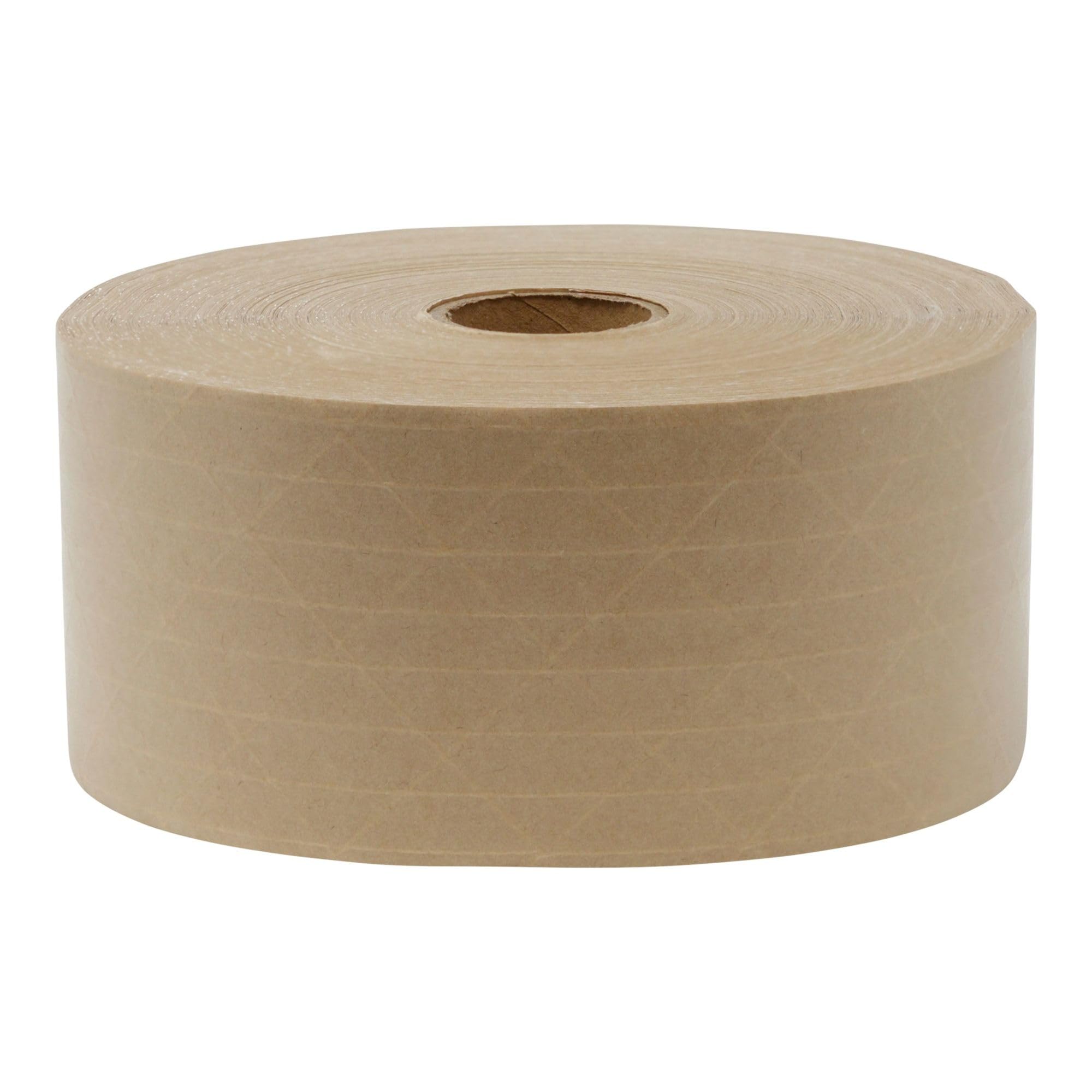 Fiberglass Reinforced Gummed Kraft Sealing Tape - 3 Inch Core, 3
