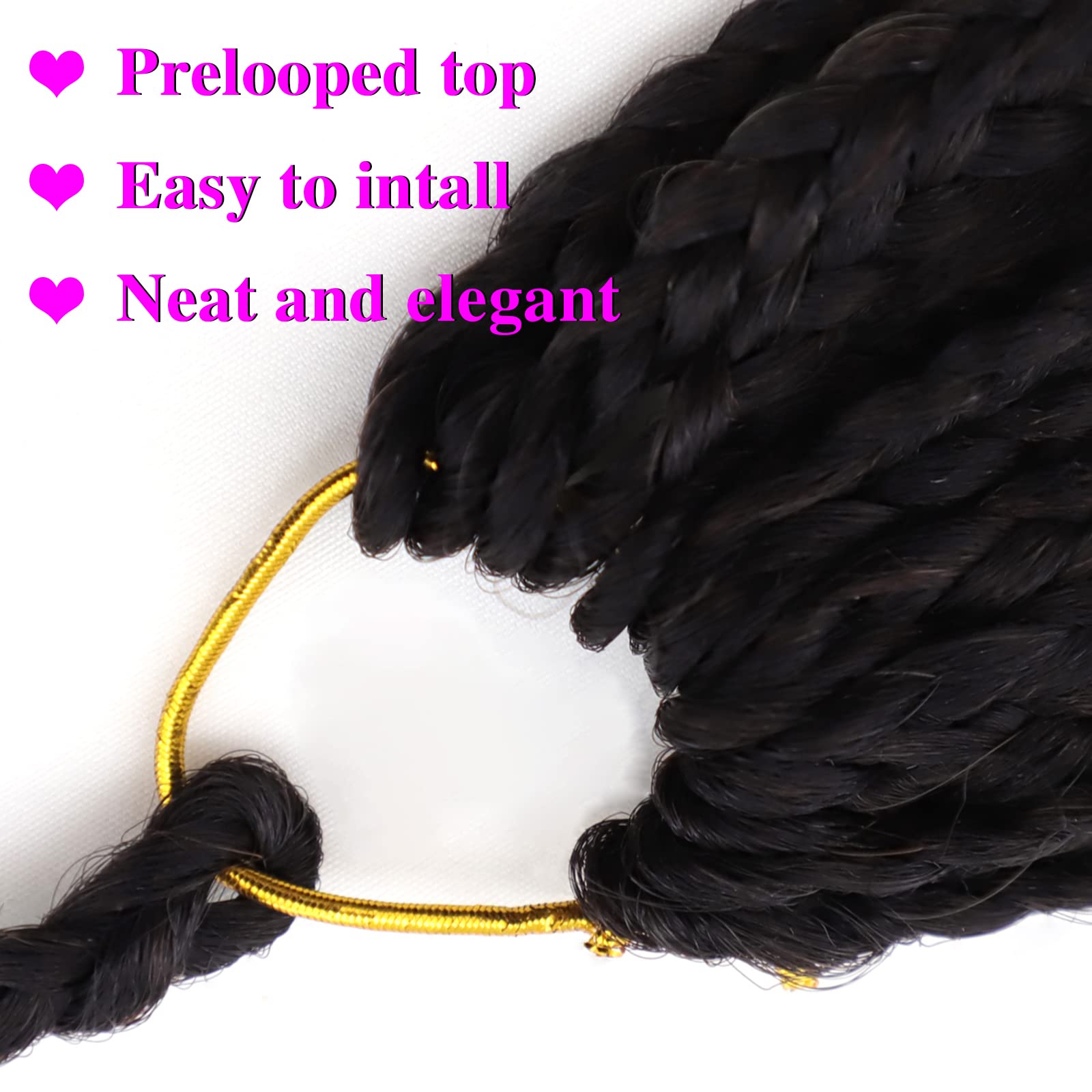 14 Inch Goddess Box Braids Crochet Hair - 8 Packs Boho Box Braids Synthetic Hair Extensions for Black Women | Perfect for Protective Styling, Everyday Wear & Special Occasions