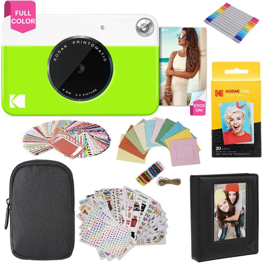 KODAK Printomatic Instant Digital Camera - 5MP Full Color Prints on 2x3