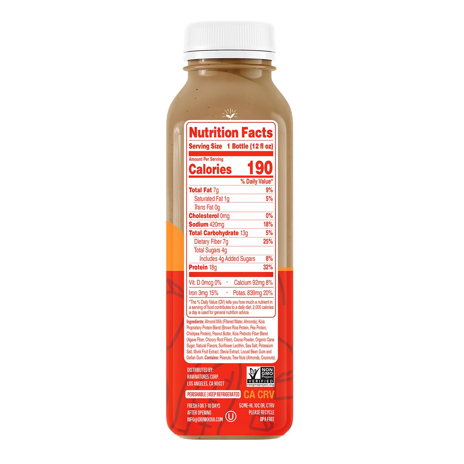 Koia Protein Ready To Drink Plant Protein Shake - Dairy Free, Gluten Free, Soy Free, Non GMO, Kosher, Vegan - Chocolate Peanut Butter Flavor (12 Fl Oz) | Post-Workout Recovery Drink, Healthy On-The-Go Snack for Gym, Office & Travel