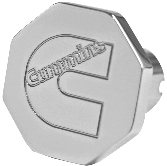 Chrome Cummins Trailer Brake Knob Replacement - Heavy Duty Truck & Trailer Accessory for Smooth Braking | Perfect for Semi Trucks, Commercial Vehicles & Towing Trailers