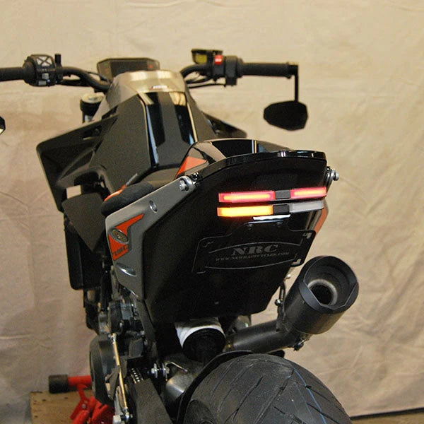 KTM 790/890 Duke Fender Eliminator Kit (2018-2023) - Rear Tail Tidy License Plate Bracket for Motorcycle Customization & Street Legal Compliance
