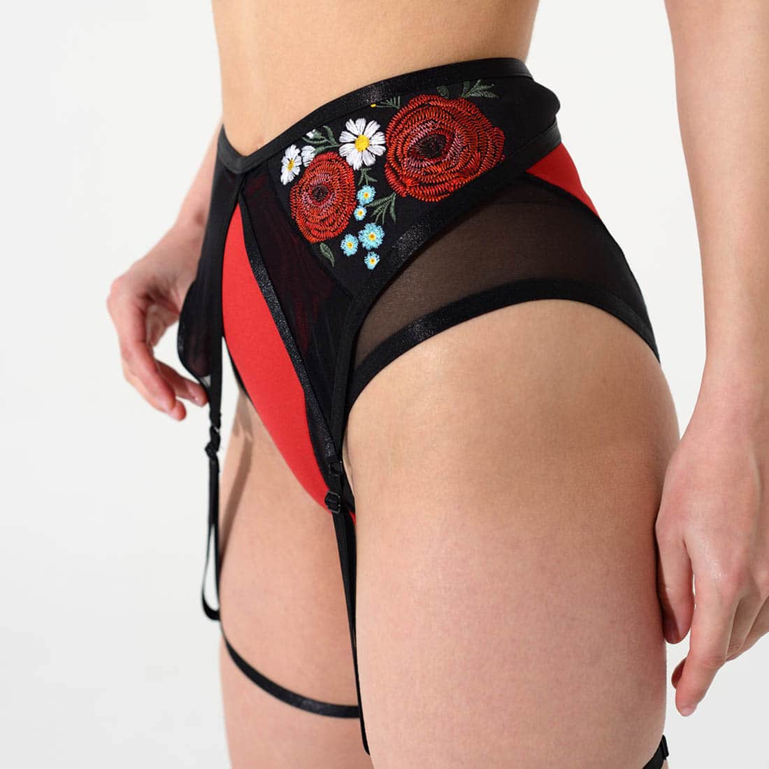 Lace Garter Belt for Women - Elegant and Comfortable Thigh High Stockings Holder - Perfect for Weddings, Lingerie, and Special Occasions