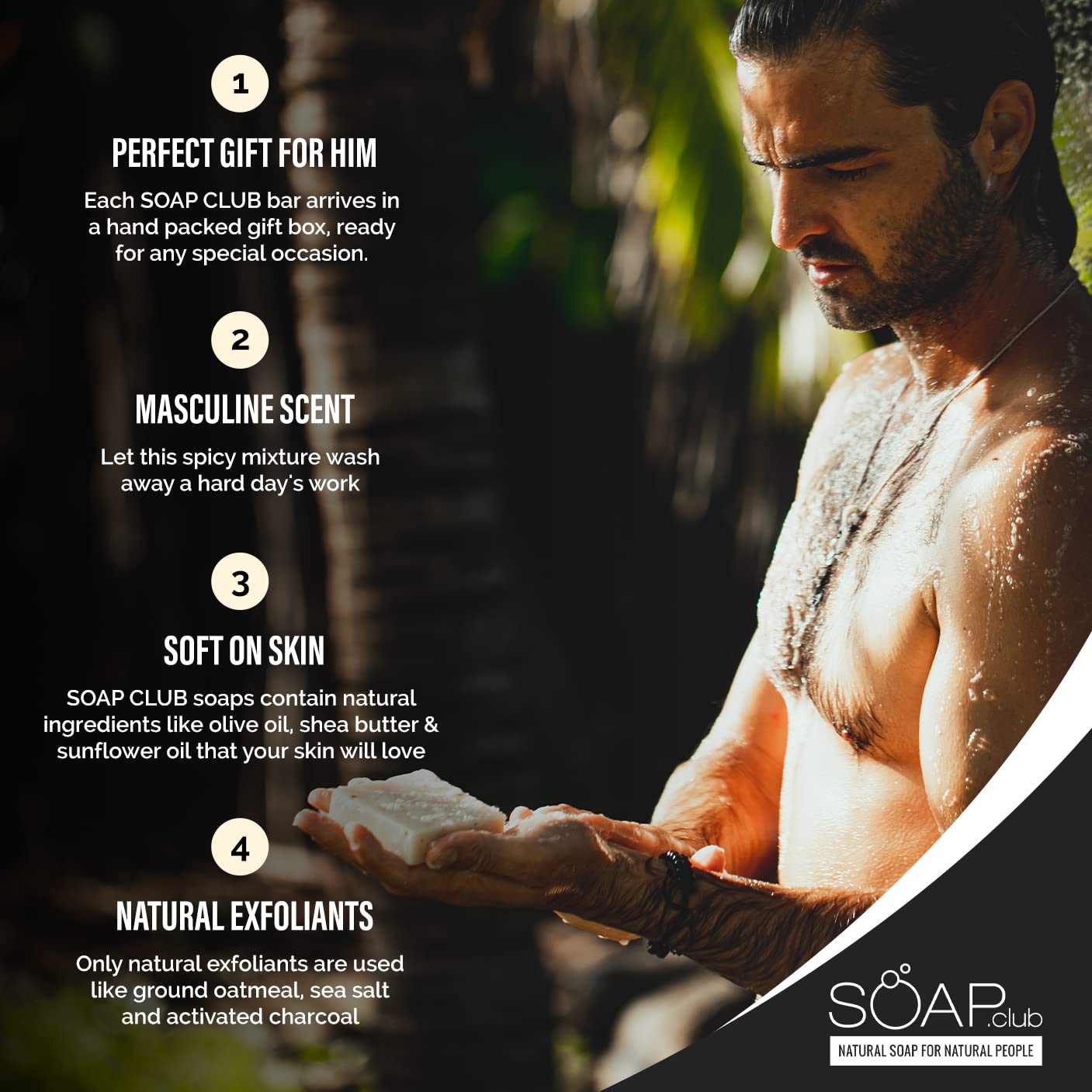 Premium Bay Rum Scented Natural Bar Soap Gift Set for Men - Handmade Vegan Soap for Face & Body - Artisan Father's Day Gift Box (3 Pack) - Perfect for Grooming, Spa Days & Luxury Bathing Experience