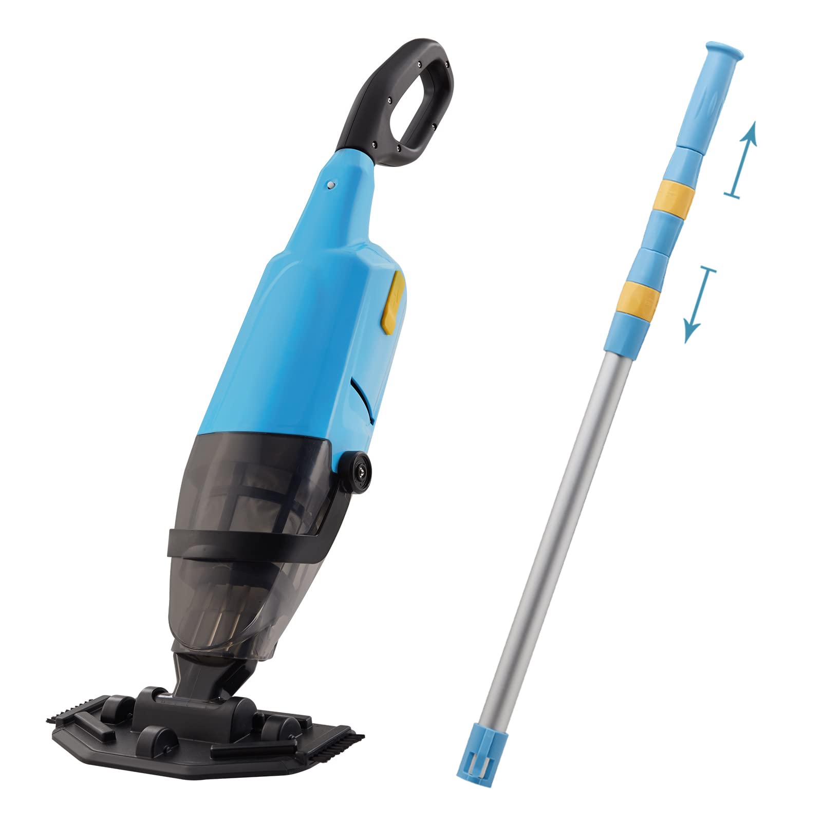 Efurden Rechargeable Handheld Pool Vacuum Cleaner - 60-Min Runtime for Above Ground Pools, Spas & Hot Tubs - Efficient Sand & Debris Removal - Blue | Perfect for Quick Pool Maintenance & Water Feature Cleaning