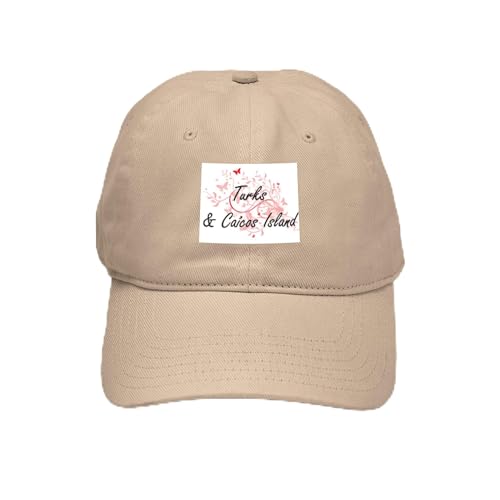 Khaki - Turks & Caicos Island Artistic Design With But Cap
