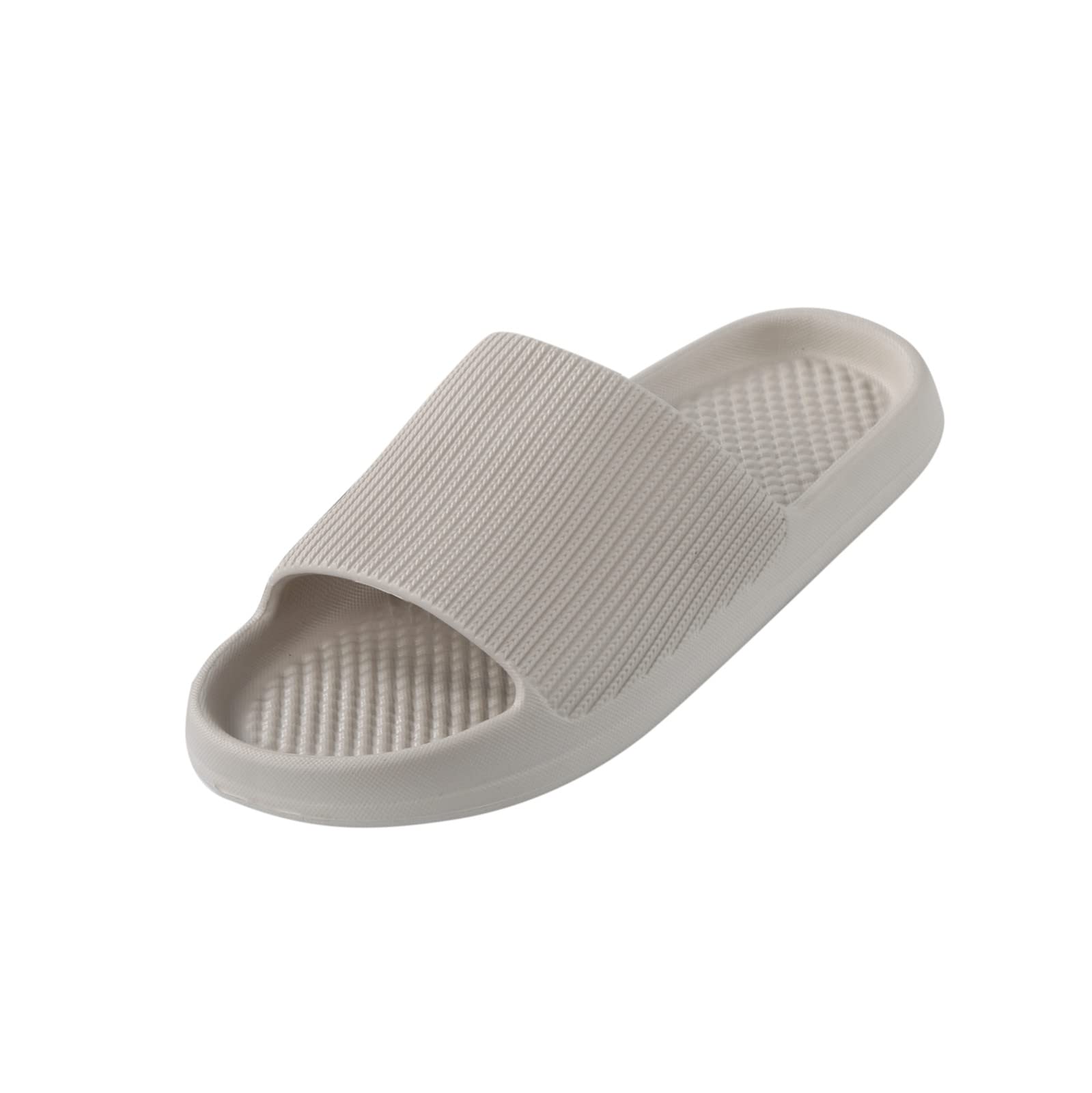 **Non-Slip Men & Women Home Slippers - Comfortable Bathroom Sandals & Moccasins - Size 9 - Perfect for Indoor, Spa, and Relaxation**