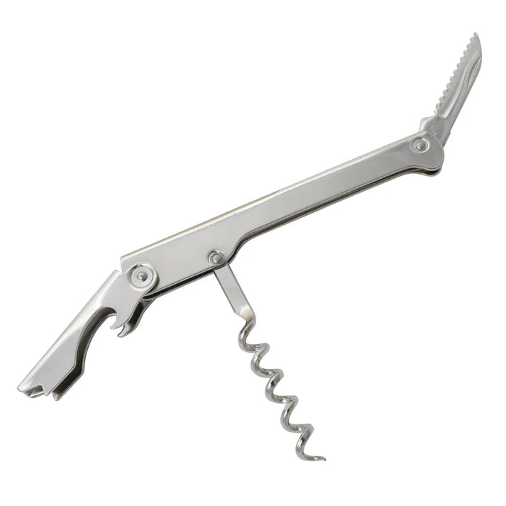 Winco Waiter's Corkscrew - Premium Stainless Steel Wine Bottle Opener for Restaurants, Bars & Home Use