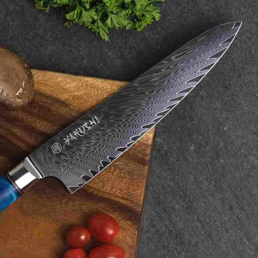Premium Yakushi™ Damascus Steel Chef Knife - 8