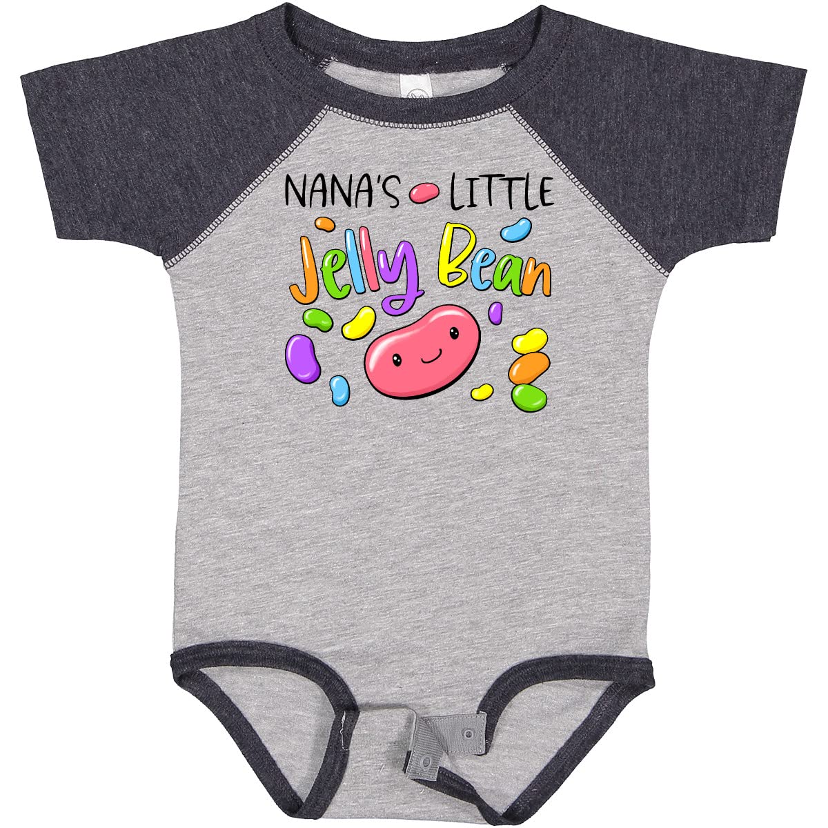 Inktastic Nana's Little Jellybean Cute Easter Candy Baby Bodysuit - Adorable Infant Onesie for Easter Gifts, Baby Showers & Holiday Photos | Soft Cotton Unisex Romper for Newborns & Toddlers
