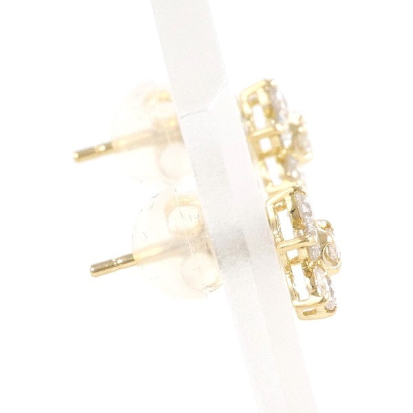 18K Yellow Gold Diamond Earrings for Women - Elegant Dangle Earrings with Real Diamonds - Perfect for Weddings, Parties & Special Occasions