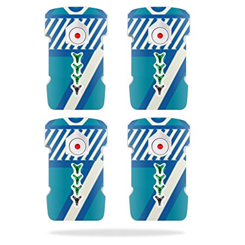 DJI Inspire 1 Battery Skin Wrap (4-Pack) - Blue Aztec Design Protective Cover Sticker | Durable Vinyl Decal for Drone Accessories | Perfect for Outdoor Aerial Photography & Travel Protection