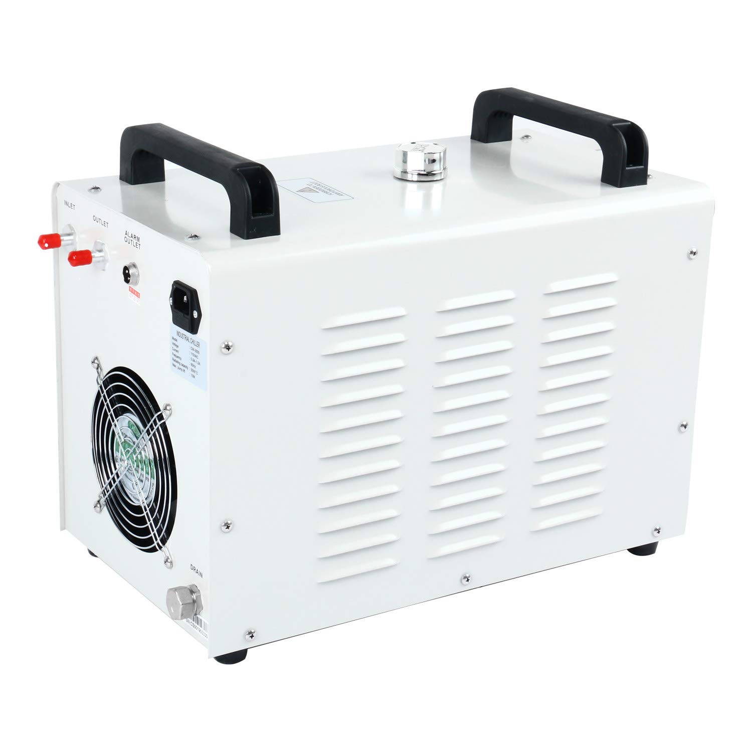 DasMarine CW-3000 8L Industrial Water Chiller - 110V Thermolysis Cooling System for 60W/80W Laser Engraving Machines | Efficient Water Cooling Equipment for Laser Cutting & Engraving Workshops