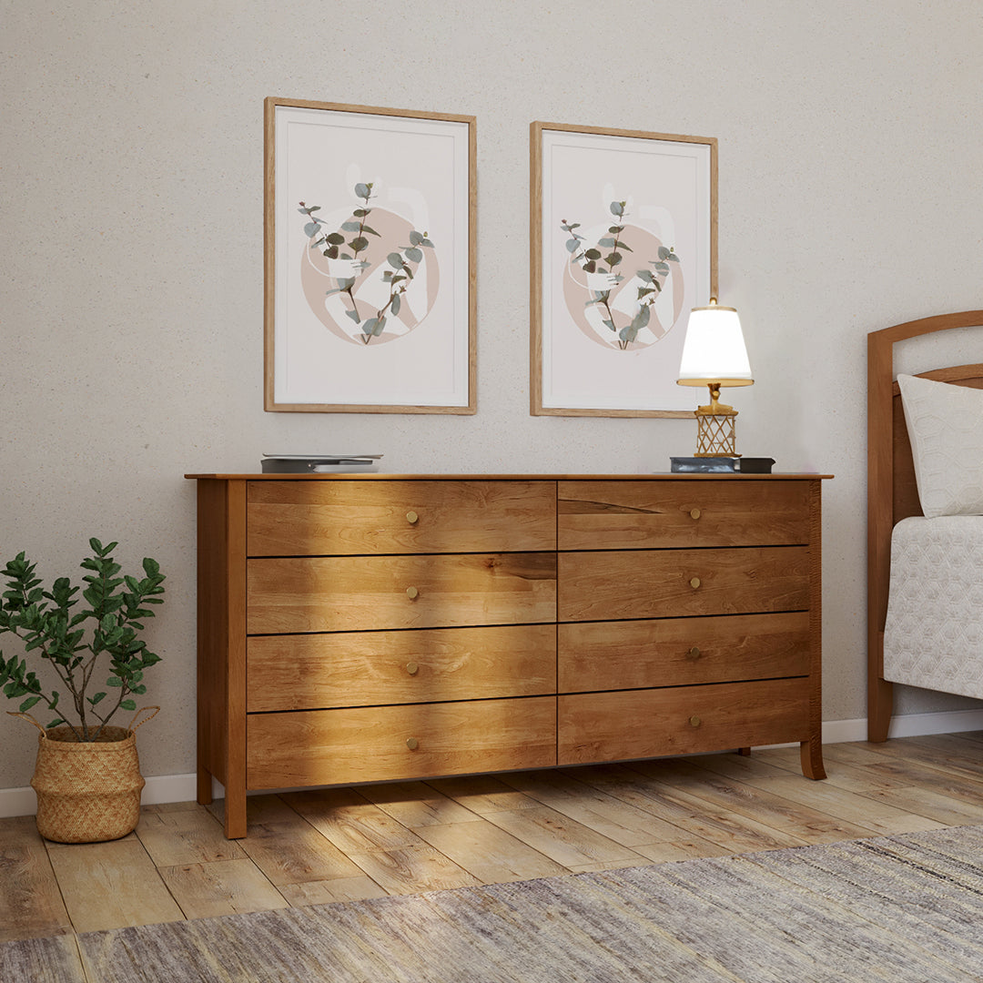 Carolina Dresser - Stylish Wooden Chest of Drawers for Bedroom & Living Room Storage | Perfect for Organizing Clothes, Accessories & Home Decor