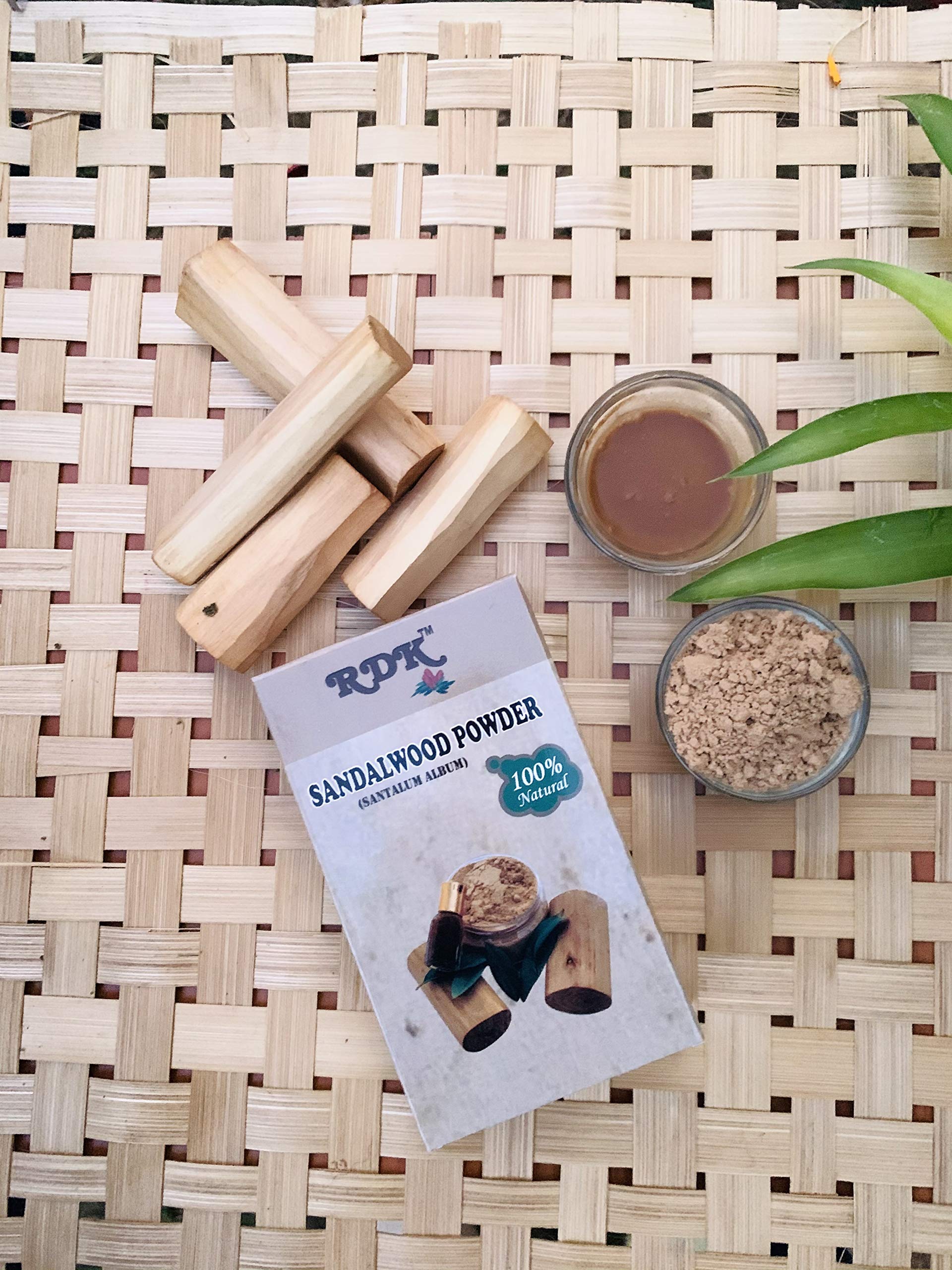Pure Sandalwood Powder for Face Whitening & Skin Care - 25g Pack for Glowing Skin