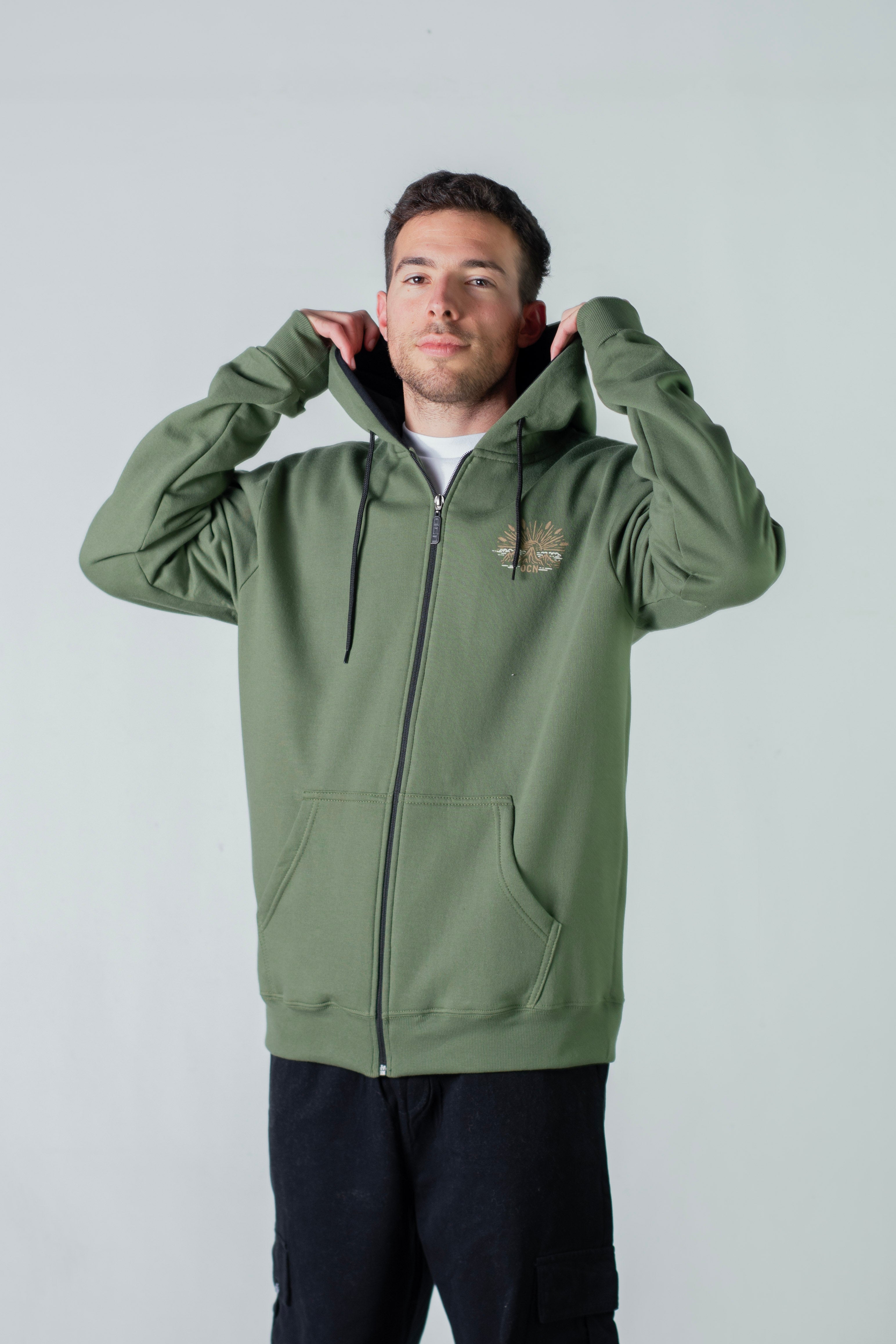 Original Military Green Men's Campera Jacket - Outdoor Hiking, Camping & Casual Wear