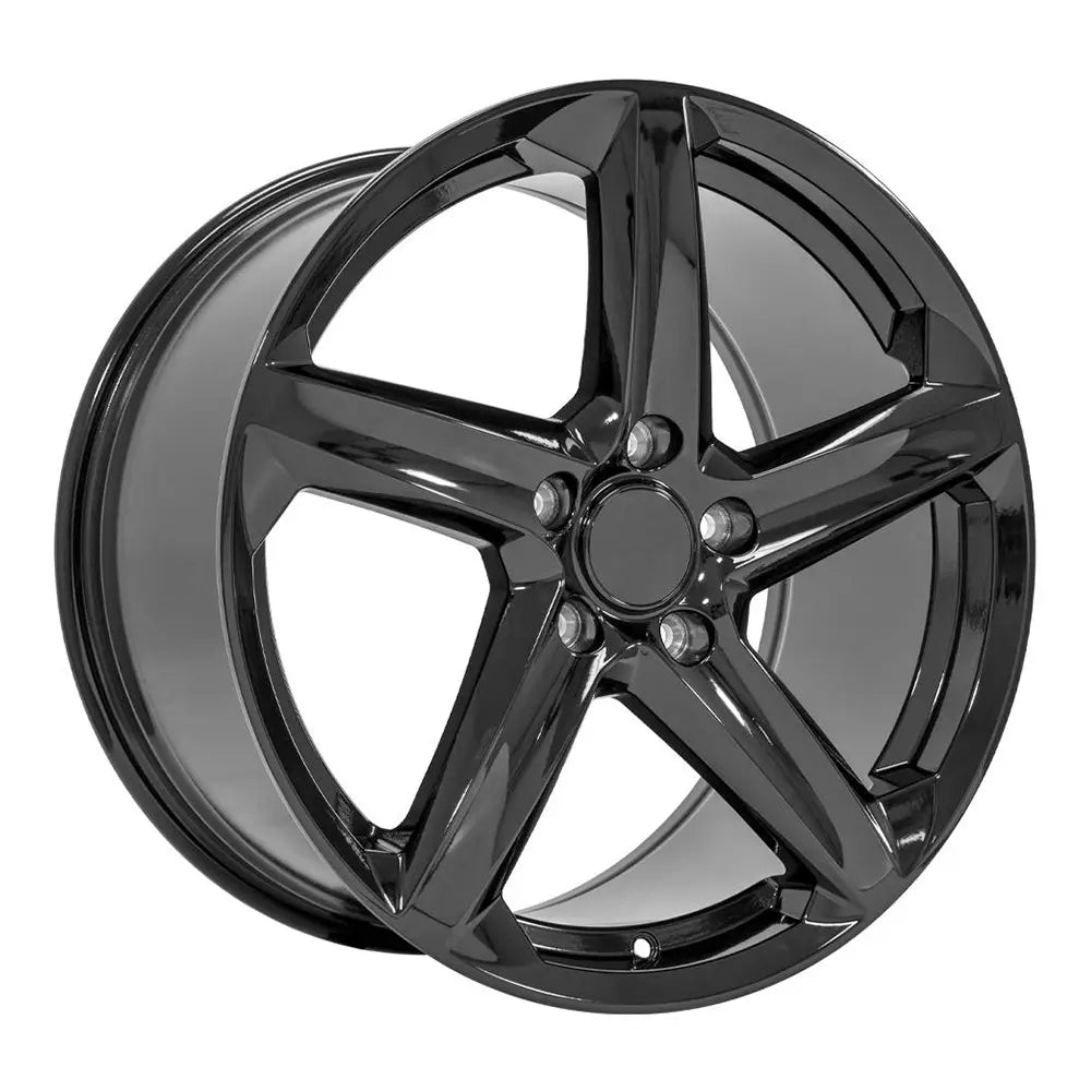 19x10 Black CV02C Replica Wheel Rim for Chevy Corvette C5 C6 C7 - Durable Alloy Replacement for Enhanced Performance & Style - Perfect for Street Racing, Car Shows & Daily Driving
