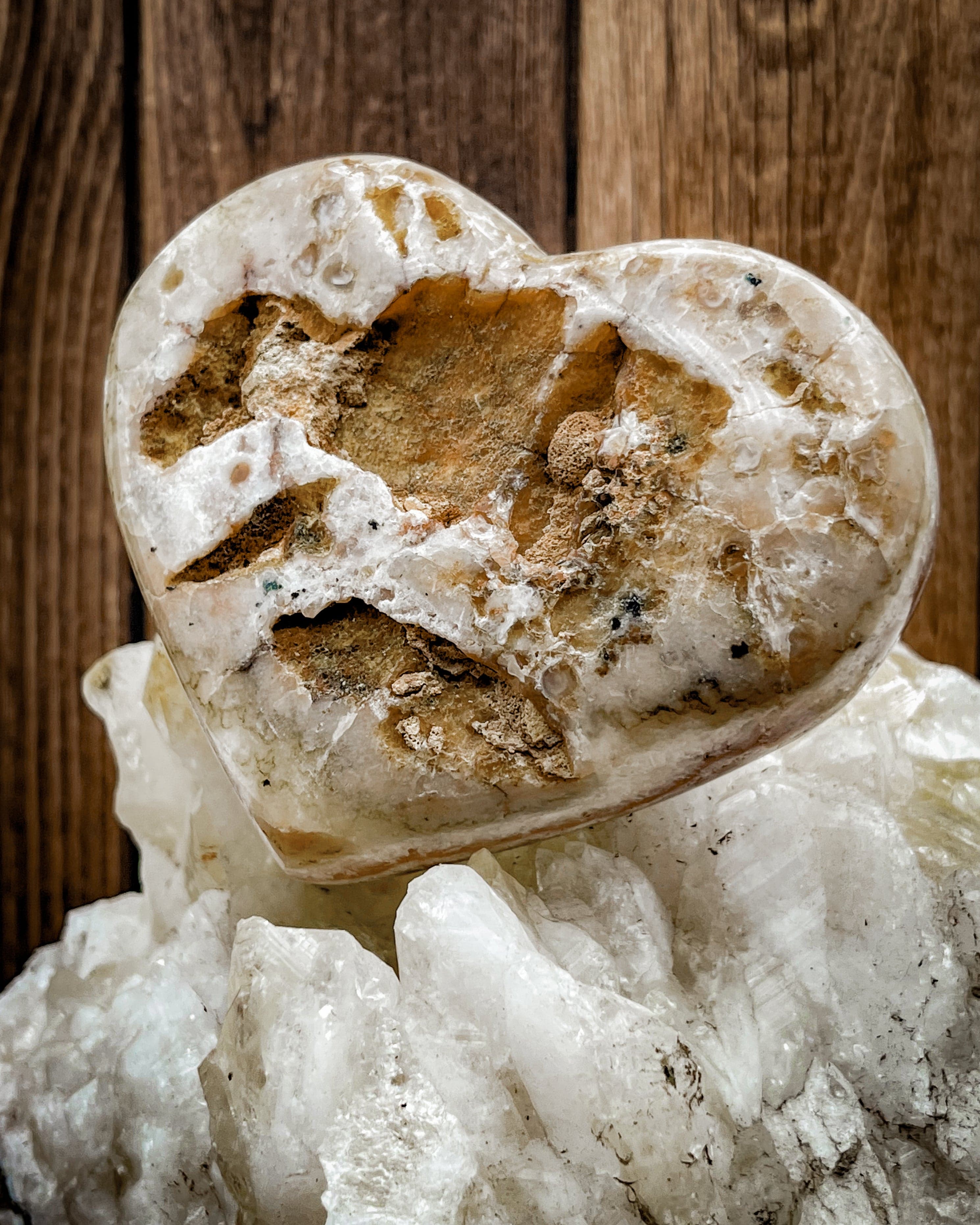 Natural Citrine Heart Cluster Pendant Necklace - Healing Crystal Jewelry for Love & Positivity | Perfect for Gifts, Meditation & Energy Balancing