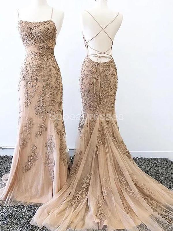Elegant Lace Mermaid Long Evening Prom Dresses for Women - Formal Party Gowns for Homecoming, Prom Night & Special Occasions