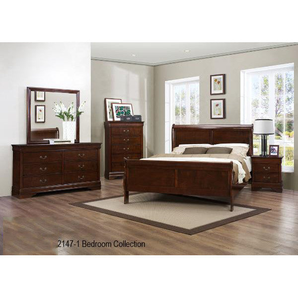 8-Piece Queen Size Bedroom Set - Complete Bed Frame, Mattress & Nightstands - Perfect for Master Bedroom, Guest Room & Small Spaces