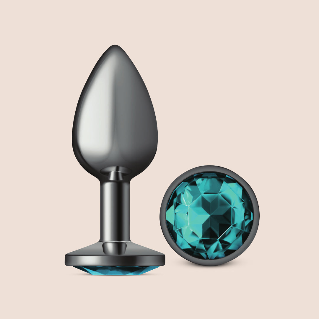 Cheeky Charms Gunmetal Round Plug Earrings - Lightweight Metal Body Jewelry for Belly Button, Nose & Cartilage Piercings | Perfect for Parties, Festivals & Everyday Wear